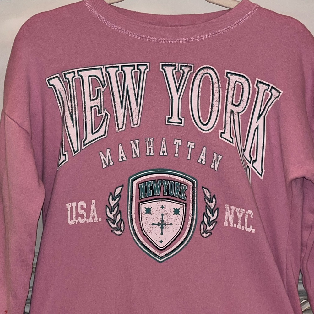 Abercrombie Kids Pink New York Sweatshirt